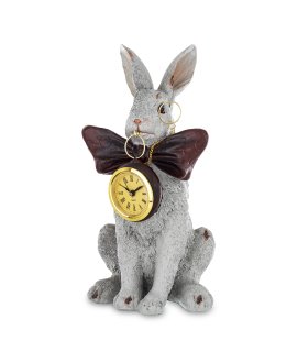 Figurka Królik Z Zegarkiem Figurka Królik Z Zegarkiem