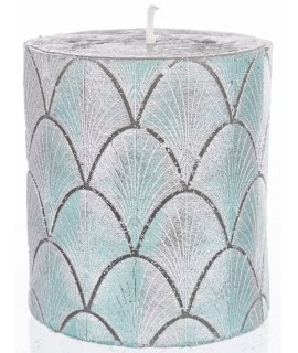 Pl Świeca Walec Mały Manhatan Mięta