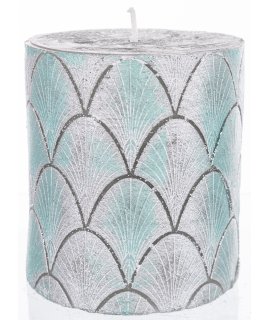 Pl Świeca Walec Mały Manhatan Mięta