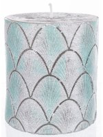 Pl Świeca Walec Mały Manhatan Mięta