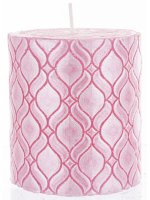 Pl Świeca Walec Mały Monako Róż