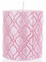 Pl Świeca Walec Mały Monako Róż