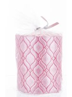 Pl Świeca Walec Mały Monako Róż