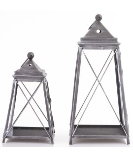 Lampion Metalowy Kpl. 2 Szt. Lampion Metalowy Kpl. 2 Szt.