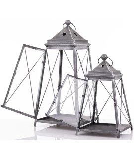 Lampion Metalowy Kpl. 2 Szt. Lampion Metalowy Kpl. 2 Szt.