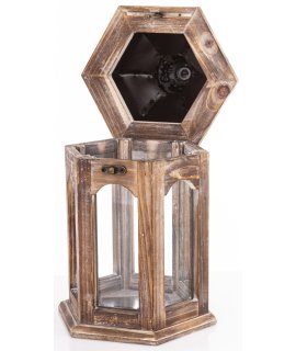 Lampion Drewniany Lampion Drewniany