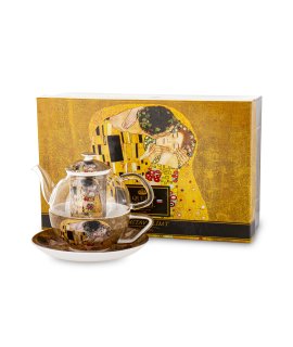 Dzbanek Z Zaparzaczem I Podstawką