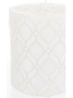 Pl Świeca Walec Mały Monako Biały