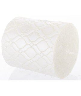 Pl Świeca Walec Mały Monako Biały