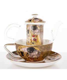 Dzbanek Z Zaparzaczem I Podstawką