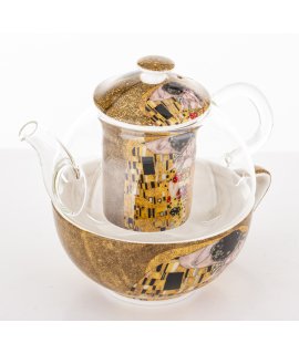 Dzbanek Z Zaparzaczem I Podstawką