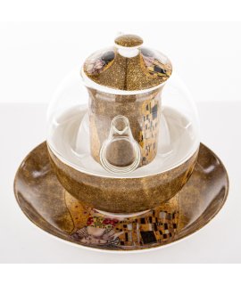 Dzbanek Z Zaparzaczem I Podstawką