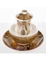 Dzbanek Z Zaparzaczem I Podstawką