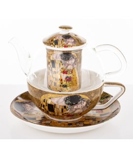 Dzbanek Z Zaparzaczem I Podstawką