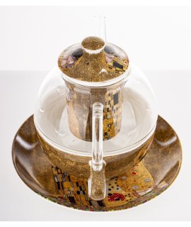 Dzbanek Z Zaparzaczem I Podstawką