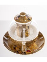 Dzbanek Z Zaparzaczem I Podstawką