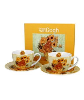 Pl Kpl. 2 Szt. Filiżanek Ze Spod.sunflowers V.gogh Pl Kpl. 2 Szt. Filiżanek Ze Spod.sunflowers V.gogh