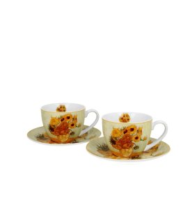 Pl Kpl. 2 Szt. Filiżanek Ze Spod.sunflowers V.gogh Pl Kpl. 2 Szt. Filiżanek Ze Spod.sunflowers V.gogh