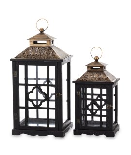 Lampion Drewniany Kpl. 2 Szt. Lampion Drewniany Kpl. 2 Szt.