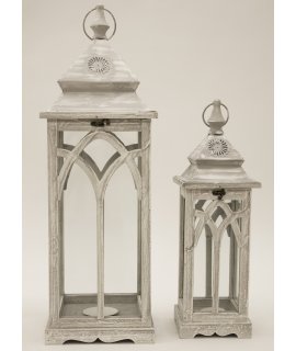 Lampion Drewniany S/2 Lampion Drewniany S/2