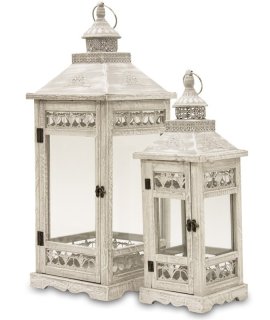 Lampion Drewniany S/2 Lampion Drewniany S/2