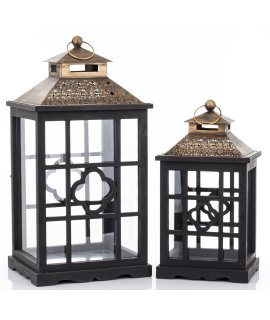 Lampion Drewniany Kpl. 2 Szt. Lampion Drewniany Kpl. 2 Szt.