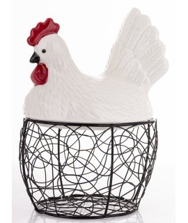 Dekoracyjny Koszyk Kura