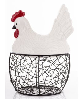 Dekoracyjny Koszyk Kura