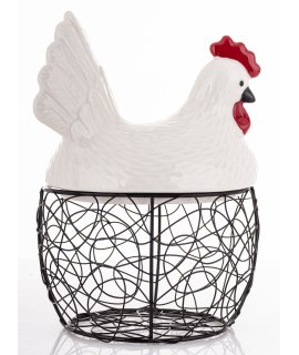 Dekoracyjny Koszyk Kura