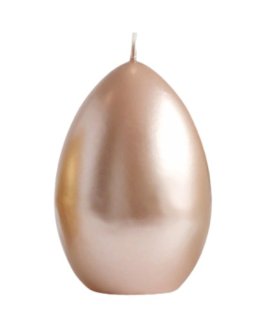 Pl Świeca Jajko Duże Opal Rose Gold