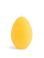 Pl Świeca Jajko Rustic Żółty 15 Cm