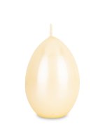 Pl Świeca Jajko Duże Opal Kremowy