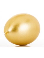 Pl Świeca Jajko Małe Opal Złoty