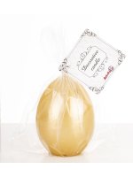 Pl Świeca Jajko Małe Opal Złoty