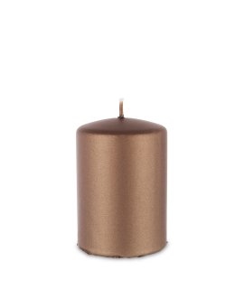 Pl Brąz Świeca Opal Metallic Mat Walec Mały Fi7