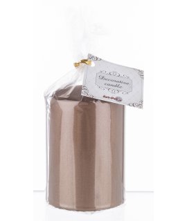 Pl Brąz Świeca Opal Metallic Mat Walec Mały Fi7