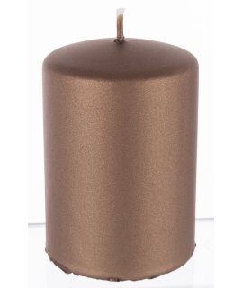 Pl Brąz Świeca Opal Metallic Mat Walec Mały Fi7