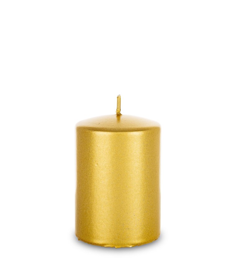 Pl Złoty Świeca Opal Walec Mały Fi7