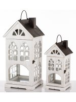 Lampion Drewniany Kpl. 2 Szt.