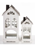 Lampion Drewniany Kpl. 2 Szt.