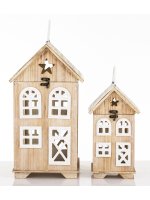 Lampion Drewniany Kpl. 2 Szt.