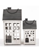 Lampion Drewniany Kpl. 2 Szt.