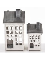 Lampion Drewniany Kpl. 2 Szt.