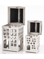 Lampion Drewniany Kpl. 2 Szt.