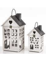 Lampion Drewniany Kpl. 2 Szt.