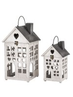 Lampion Drewniany Kpl. 2 Szt.