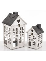 Lampion Drewniany Kpl. 2 Szt.