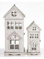 Lampion Drewniany Kpl. 2 Szt.