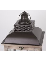 Lampion Drewniany Kpl.